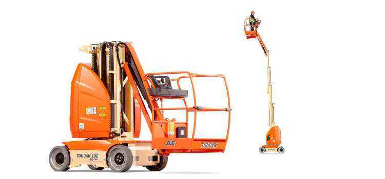 Noleggio Piattaforma a Colonna Verticale TOUCAN 10E