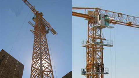 Gru a torre TLX e CTY Sbracci da 15 a 80 metri