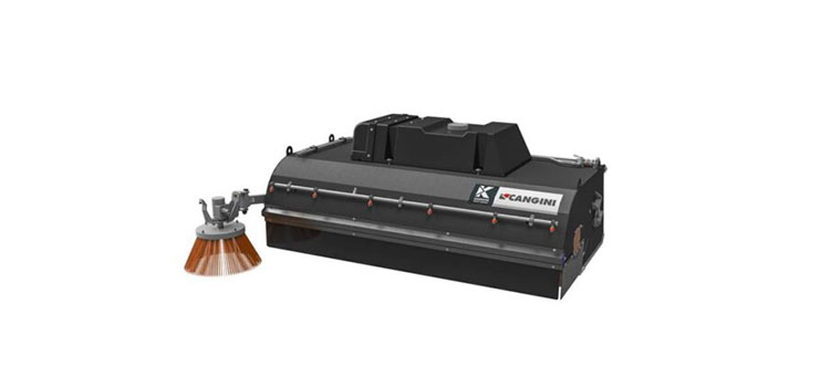 Benna Spazzatrice Cangini SPZ180 per minipale TL8 e TL240